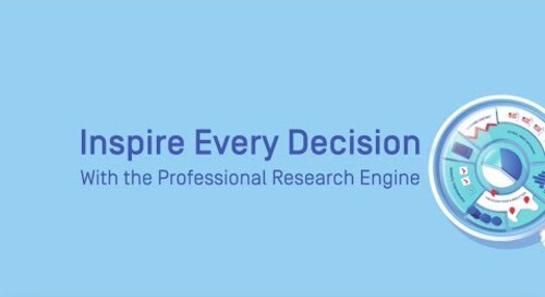 Inspire Decisions with the Professional Research Engine